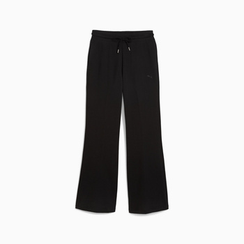 Spodnie dresowe damskie Puma HER COMFORT HW STRAIGHT FL czarne 63301001