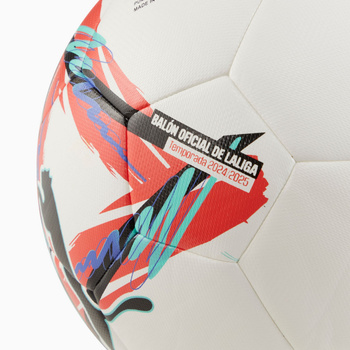 Piłka nożna unisex Puma ORBITA LALIGA 1 HYB biała 08428701
