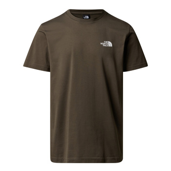 Koszulka męska The North Face SIMPLE DOME brązowa NF0A87NG21L