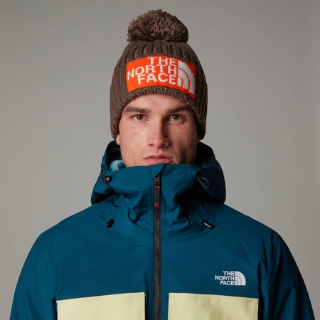 Czapka zimowa unisex The North Face HERITAGE SKI TUKE brązowa NF0A7WJO88O