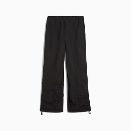 Spodnie dresowe damskie Puma WARDROBE ESS PARACHUTE OP WOVEN czarne 63204401