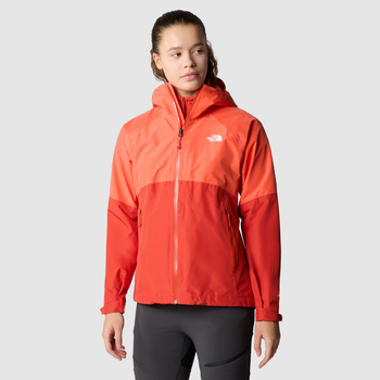 Kurtka z kapturem damska The North Face DIABLO DYNAMIC ZIP-IN czerwona NF0A87GPOAZ
