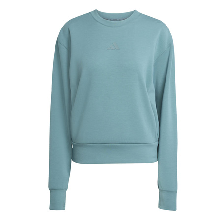 Bluza treningowa damska adidas D4T turkusowa JW3395