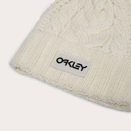 Czapka zimowa unisex Oakley HARPER POM BEANIE beżowa FOS800024-9WI