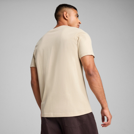 Koszulka męska Puma PUMATECH GRAPHIC beżowa 68460768