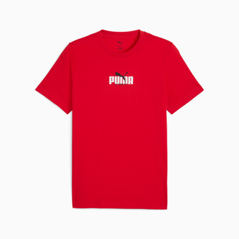 Koszulka męska Puma GRAPHIC WORDING czerwona 68803211