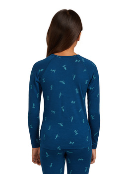 Longsleeve termiczny dziecięcy Icebreaker 200 OASIS niebieski IB0A57DU0H8