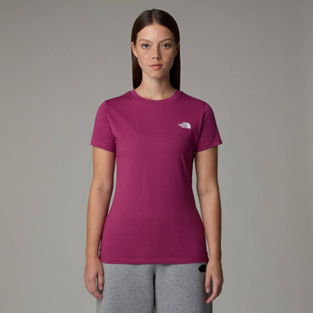 Koszulka damska The North Face S/S SIMPLE DOME różowa NF0A87NH6EO