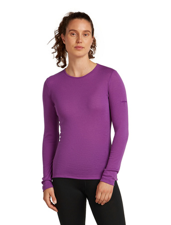 Longsleeve termiczny damski Icebreaker 175 EVERYDAY fioletowy IB1044710A3