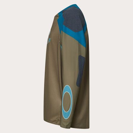 Longsleeve rowerowy męski Oakley SEEKER EDGE brązowy FOA406792-95X