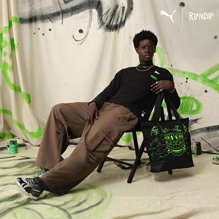 Koszulka męska Puma X RIPNDIP RELAXED POCKET czarna 63377901