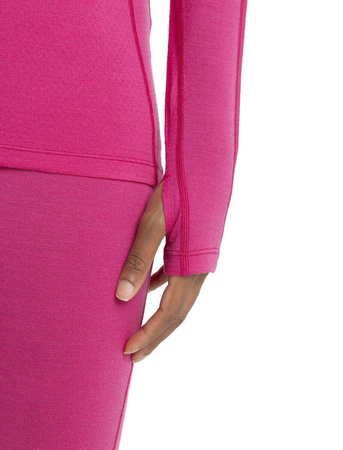 Koszulka termiczna damska Icebreaker ZONEKNIT 260 LS CREWE różowa IB0A56HL858