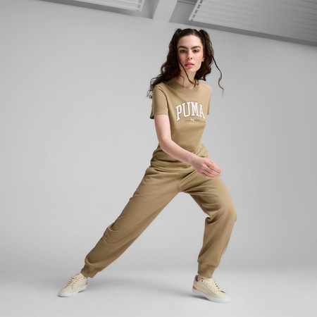 Koszulka damska Puma SQUAD GRAPHIC beżowa 68153767