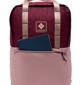 Plecak miejski unisex Columbia TRAIL TRAVELER 18 L bordowy 2094491624