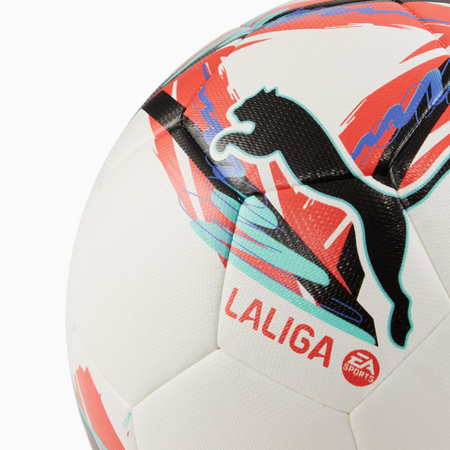 Piłka nożna unisex Puma ORBITA LALIGA 1 HYB biała 08428701