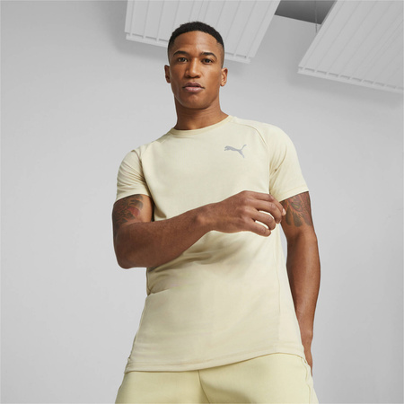 Koszulka męska Puma EVOSTRIPE beżowa 67331188