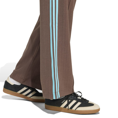 Spodnie dresowe damskie adidas TAILORED brązowe JX5308