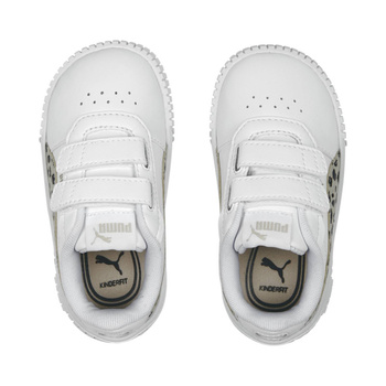 Buty sportowe dziewczęce Puma CARINA 2.0 ANIMAL V INF białe 39202701