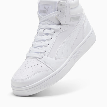 Buty sportowe dziecięce Puma REBOUND V6 MID JR białe 39383105
