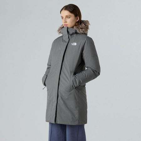 Kurtka z kapturem damska The North Face ARCTIC szara NF0A84J20UZ