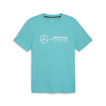 Koszulka męska Puma MAPF1 ESS LOGO turkusowa 62734905