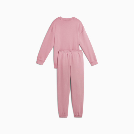 Komplet dresowy dziewczęcy Puma LOUNGWEAR OVERSIZED FL różowy 68972765