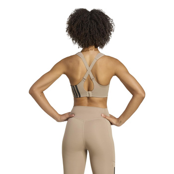 Stanik sportowy damski adidas TLRD beżowy JX8843