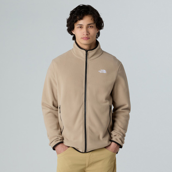 Polar męski The North Face GLACIER FLEECE beżowy NF0A8D0RBOX