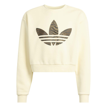 Bluza dziewczęca adidas BOXY beżowa KD3258