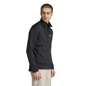 Bluza męska adidas TERREX MULTI LIGHT FLEECE FZ czarna IB1818