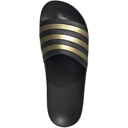 Klapki unisex adidas ADILETTE AQUA SLIDES czarne EG1758