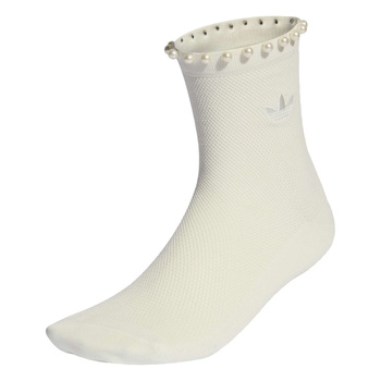 Skarpety unisex adidas PEARLS beżowe KD8378