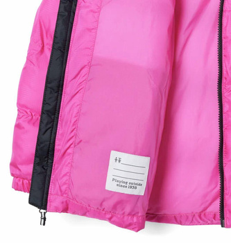 Kurtka puchowa dziecięca Columbia PUFFECT różowa 2050302695