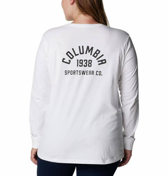 Longsleeve damski Columbia NORTH CASCADES biały 2013495110