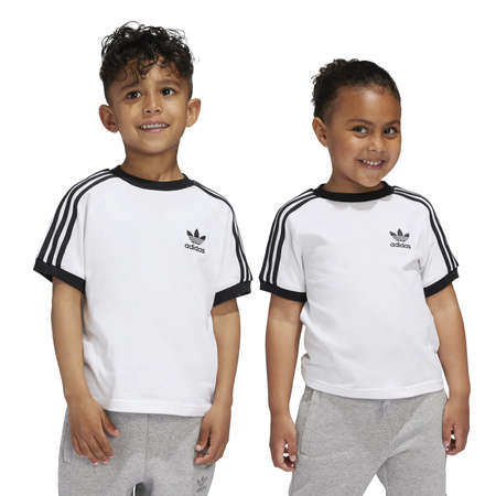 Koszulka dziecięca adidas 3 STRIPES biała JE0517