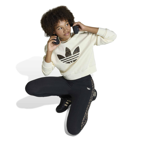 Legginsy dziewczęce adidas 3 STRIPES czarne KD3289