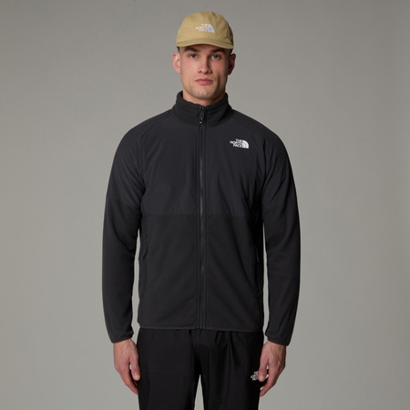 Polar męski The North Face GLACIER FULL ZIP czarny NF0A89JGU8M