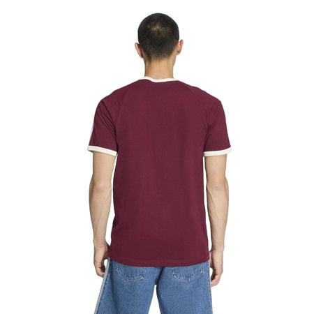 Koszulka męska adidas 3-STRIPES bordowa KQ9639