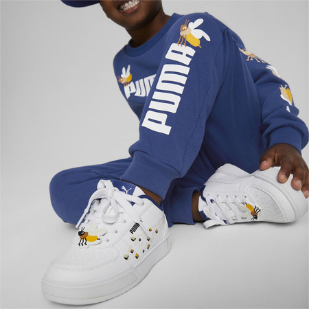 Spodnie dresowe dziecięce Puma SMALL WORLD TR niebieskie 67013216