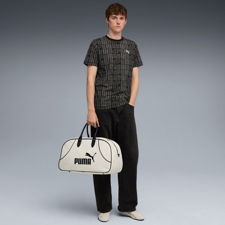 Koszulka męska Puma ESS LOGO LAB AOP czarna 68818501