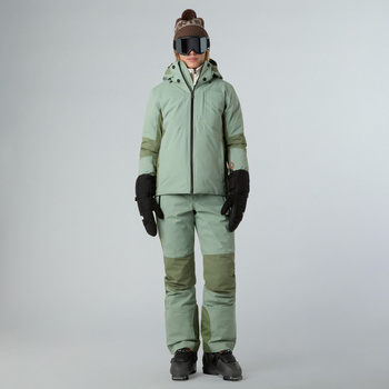 Spodnie narciarskie damskie The North Face LENADO zielone NF0A8DEYD5M