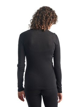 Longsleeve termiczny damski Icebreaker 175 EVERYDAY czarny IB104471001
