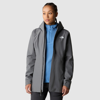 Kurtka z kapturem damska The North Face HIKESTELLER PARKA SHELL szara NF0A3BVI0UZ