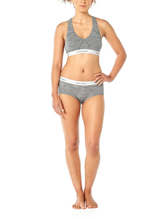 Majtki damskie Icebreaker SPRITE HOT szare IB103023016