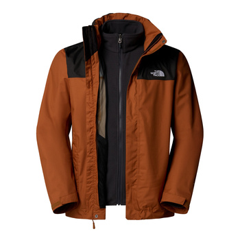 Kurtka wodoodporna męska The North Face EVOLVE II TRICLIMATE pomarańczowa NF00CG55E0O