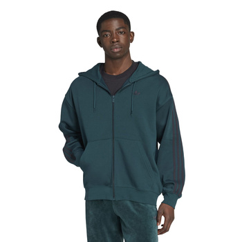 Bluza z kapturem męska adidas ADICOLOR zielona JX1549