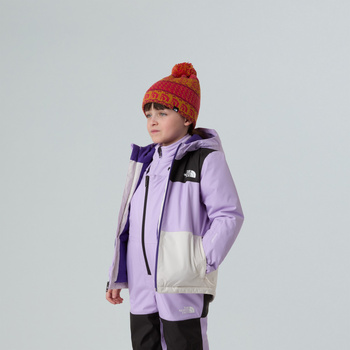 Kurtka narciarska dziecięca The North Face FREEDOM INSULATED fioletowa NF0A88VKE15