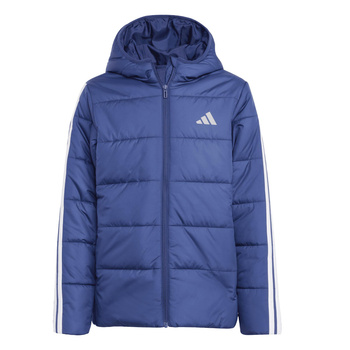Kurtka puchowa dziecięca adidas ESSENTIALS 3-STRIPES niebieska JL7403