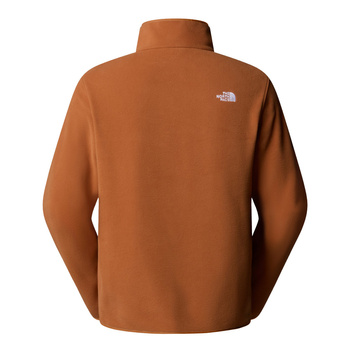 Polar męski The North Face GLACIER FLEECE 1/4 ZIP pomarańczowy NF0A8D0QBOE