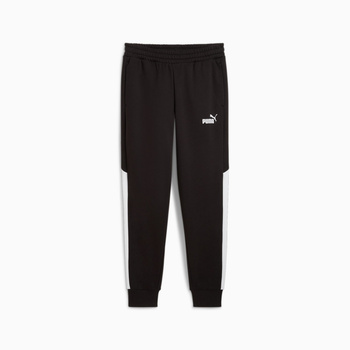 Spodnie dresowe męskie Puma POWER COLORBLOCK FL CL czarne 68173501